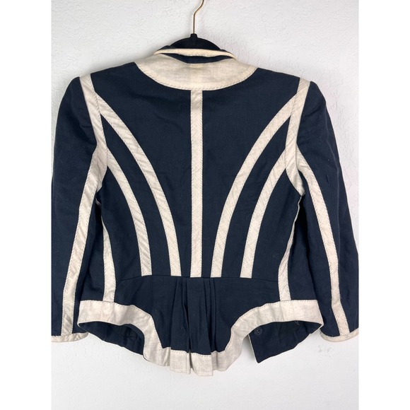 3.1 Phillip lim Black and Cream Structured Jacket Size 2 - Picture 3 of 10